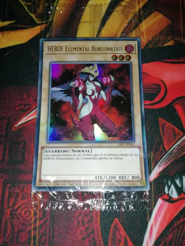 Héroe Elemental Burstinatrix Lart Yu-gi-oh! Original Konami