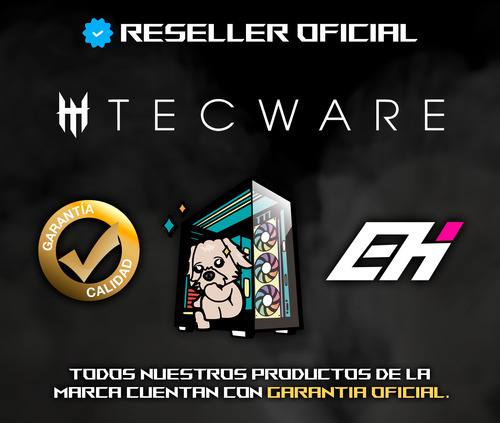 Gabinete Tecware Vxr Evo 4f Doble Cámara Panorámico Blanco