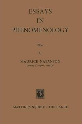 Libro Essays In Phenomenology - Maurice Natanson