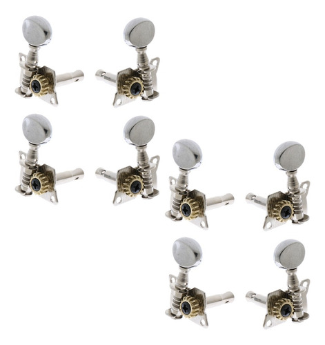 . 8 Pcs Clavijeros De Afinación De Cuerdas De Máquina De
