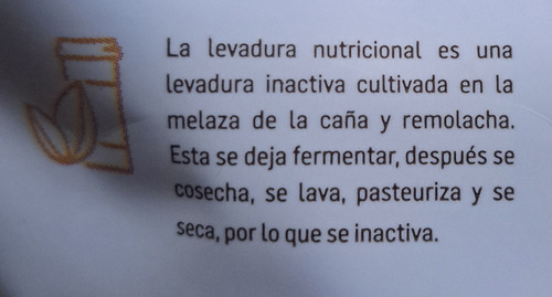 Levadura Nutricional 350 G Colpac Sobre