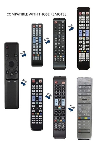 Control Generico Compatible Para Samsung Smart Uhd Tv 4k