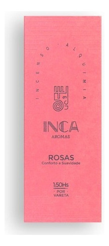 Incenso Terapêutico Rosas Inca Aromas 60g