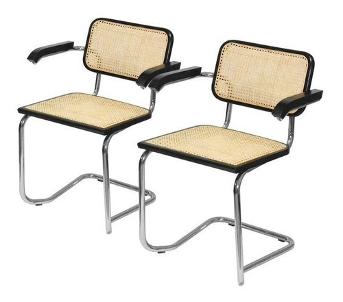 Set Silla Cesca Thonet Rattan Marcel Breguer- Alto Impacto