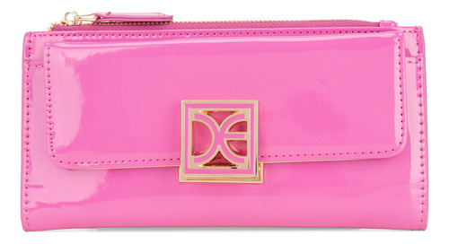 Cartera Flap Cloe Imicni Grande Color Fucsia