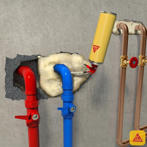 Imagen 4 de 10 de Sika Boom S Espuma Expansiva Aislante De Poliuretano 500 Ml