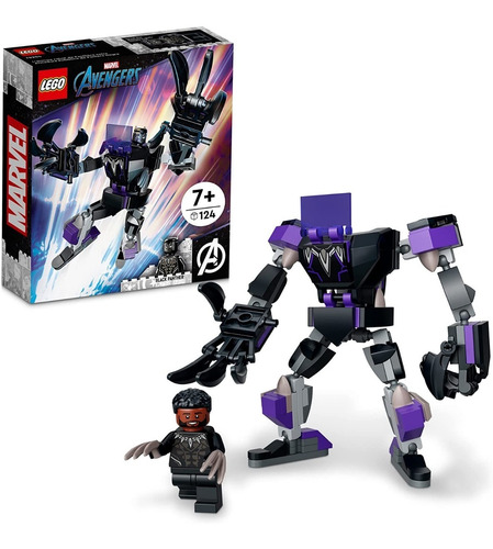 Lego Pantera Negra, Marvel. Avengers.vengadores. 124 Piezas.