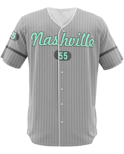 Camisa Jersey Nashville Sounds Baseball Beisebol