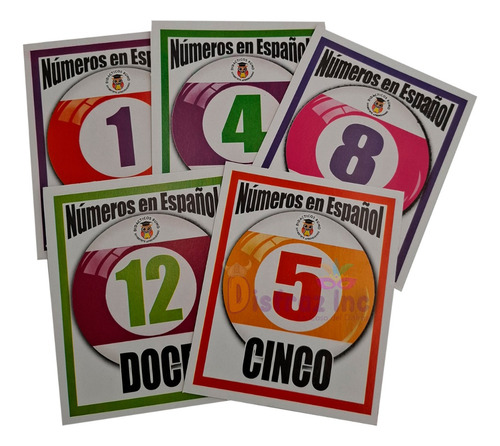 Juego Lotería Números Juego Didáctico