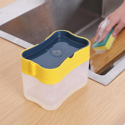 Dispensador De Jabón Y Soporte De Esponja Dispensador De