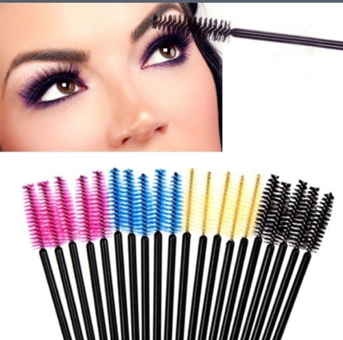 Imagen 1 de 6 de Cepillos Extensiónpestañas Cejas Microblading 25- 50-100 Und