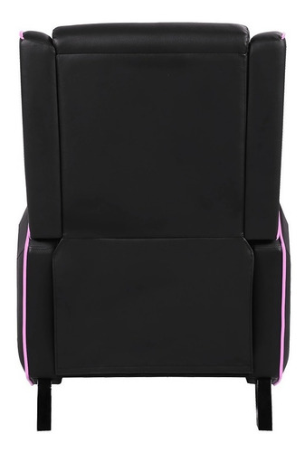 Imagen 4 de 4 de Silla de escritorio Cougar Ranger gamer negra y rosa con tapizado de cuero sintético