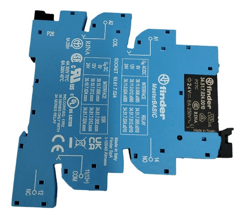 Rele Interface 6a 24vac/dc Master Basic 6mm - Finder