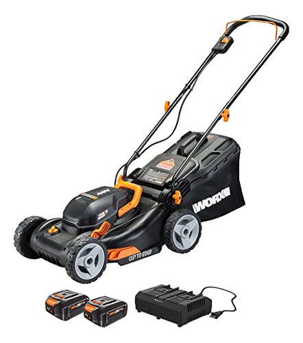 Worx 40v 17 Cortador De Césped Inalámbrico Para Yardas Peque