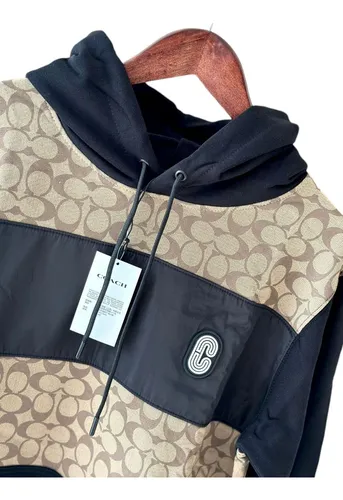 Mixed media hoodie coach hotsell