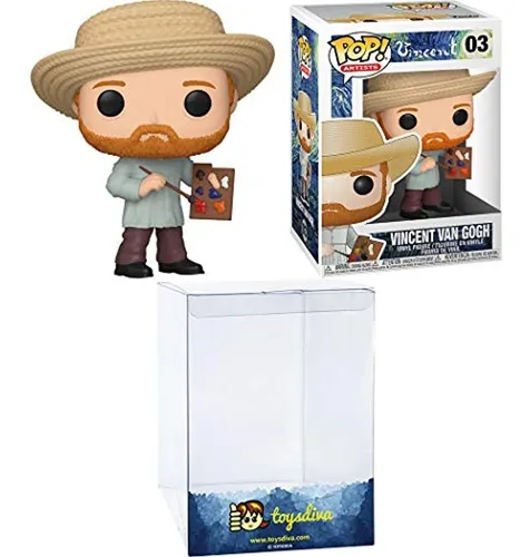 Funko Pop! Artistas: Vincent Van Gogh, Multicolor, 3.75 PuLG