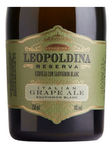 Cerveja Leopoldina Italian Grape Ale Sauvignon Blanc 750ml