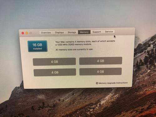 iMac 27 2011 Core I5 Hd 1tb 16gb Ram High Sierra 10.13