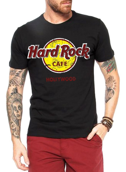 hard rock Camiseta estampada estampado tem\u00e1tico look casual Moda Camisas Camisetas estampadas 