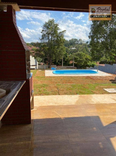 Oportunidade - Chacrinha Com Casa Pequena, Piscina E Churrasqueira - Excelente Opção Para Voce E Sua Familia - Ch0169
