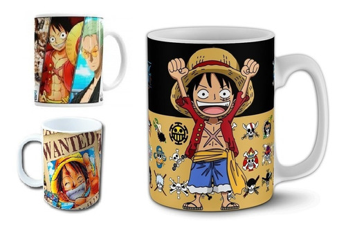 Tazas Personalizadas One Piece C/caja Sublimada Diseño Bola8