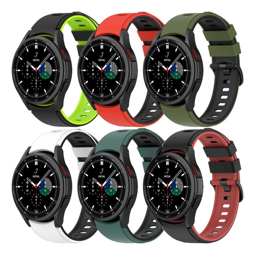 A 6 Correas De 20mm For Samsung Galaxy Watch 5 6 4 Classic A