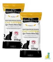 Comprar Piedras Sanitarias Golden Breeze 2 X 15 Kg - Happy Tails