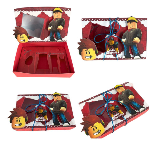 Arquivo De Corte Mini Confeiteiro Roblox Páscoa