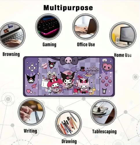 Tapete Para Escritorio Computadora Mouse Kuromi Melody A