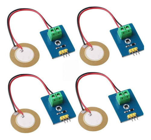 Mainaisi Diy Kit Modulo Sensor Vibracion Piezoelectrico