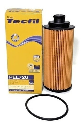 Filtro Óleo Trailblazer S10 2.8 Tdi 2012/2021 Tecfil Pel726