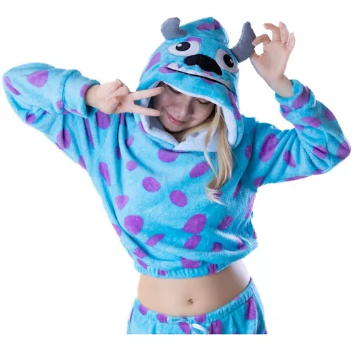 Pijama Sullivan Completa Mameluco Disfraz Adulto Cosplay