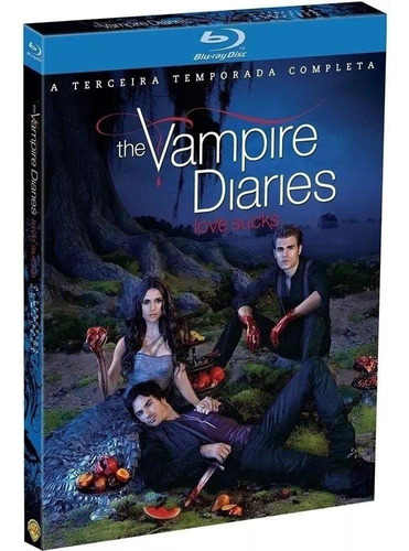 The Vampire Diaries 3ª Temporada - Box Com 4 Blu-rays