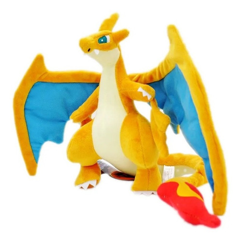 Peluche Pokemon Mega Charizard Regalo Detalle Fanáticos 27cm