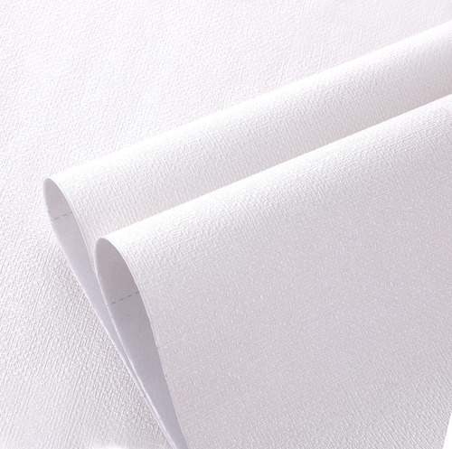 Papel Tapiz Autoadhesivo Textura Tactil Vision Blanco Pvc