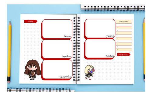 Agenda Docente 2025-2026 Harry Potter Mod. 4 Medio Oficio Rojo Docente Harry Potter Mod. 4 2026