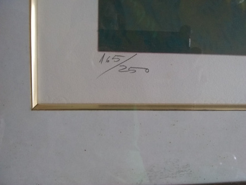 Obra De Arte Pintura Del Avila De Secundino Rivera (Usado)