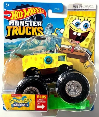 Hot Wheels Monster Trucks Bob Sponge 1:64 - Mattel GBT38