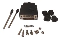 Comprar Conector Db15 Paralelo Macho Con Borneras Y Carcasa