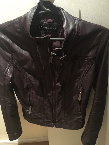 Vendo Campera Mujer Ecocuero Bordo Vino