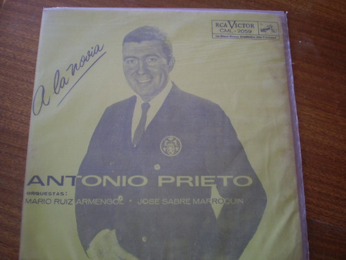Vinilo Lp Antonio Prieto A La Novia (u4