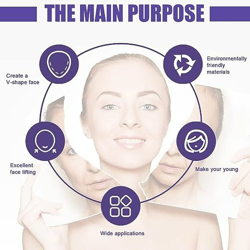 40 Unids Parches Adhesivo Cinta Estiramiento Facial Forma V