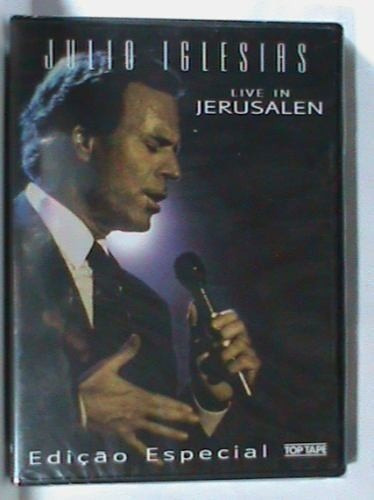 Dvd Julio Iglesias - Live In Jerusalen (novo)