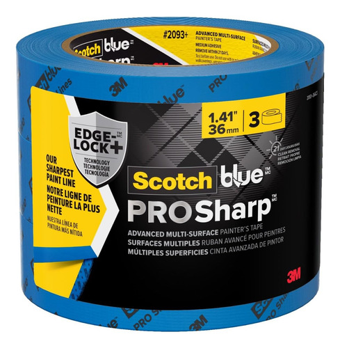 Scotchblue Prosharp Painter's Tape 1.5 Inch Wide (1.41 In...