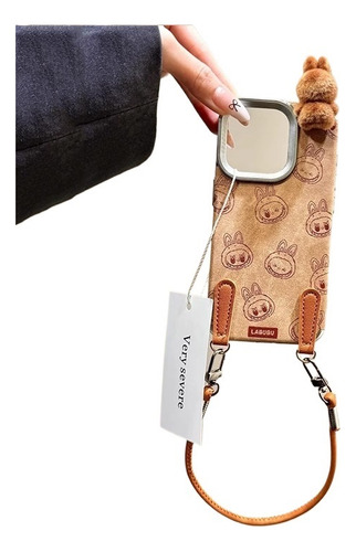 Labubu Case Para Phone - Mini Plush Three-dimensional Design