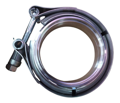 Imagem 4 de 6 de Abraçadeira V-band Engate Rápido + Flanges 3 Inox Mexx