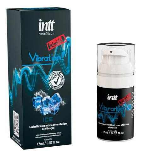 Gel Beijável Vibration Power Extra Forte Ice 17ml Intt