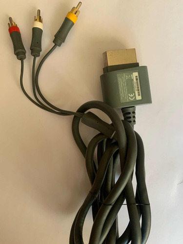 Cable De Audio/vídeo Rca Original Consola Xbox360 Fat Y Slim (Usado)