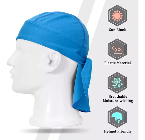 Pañuelo De Ciclismo Para Cabeza De Bicicleta Absorbe Sudor