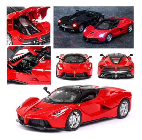 Y Ferrari Laferrari Supercars Miniatura Abre Puertas